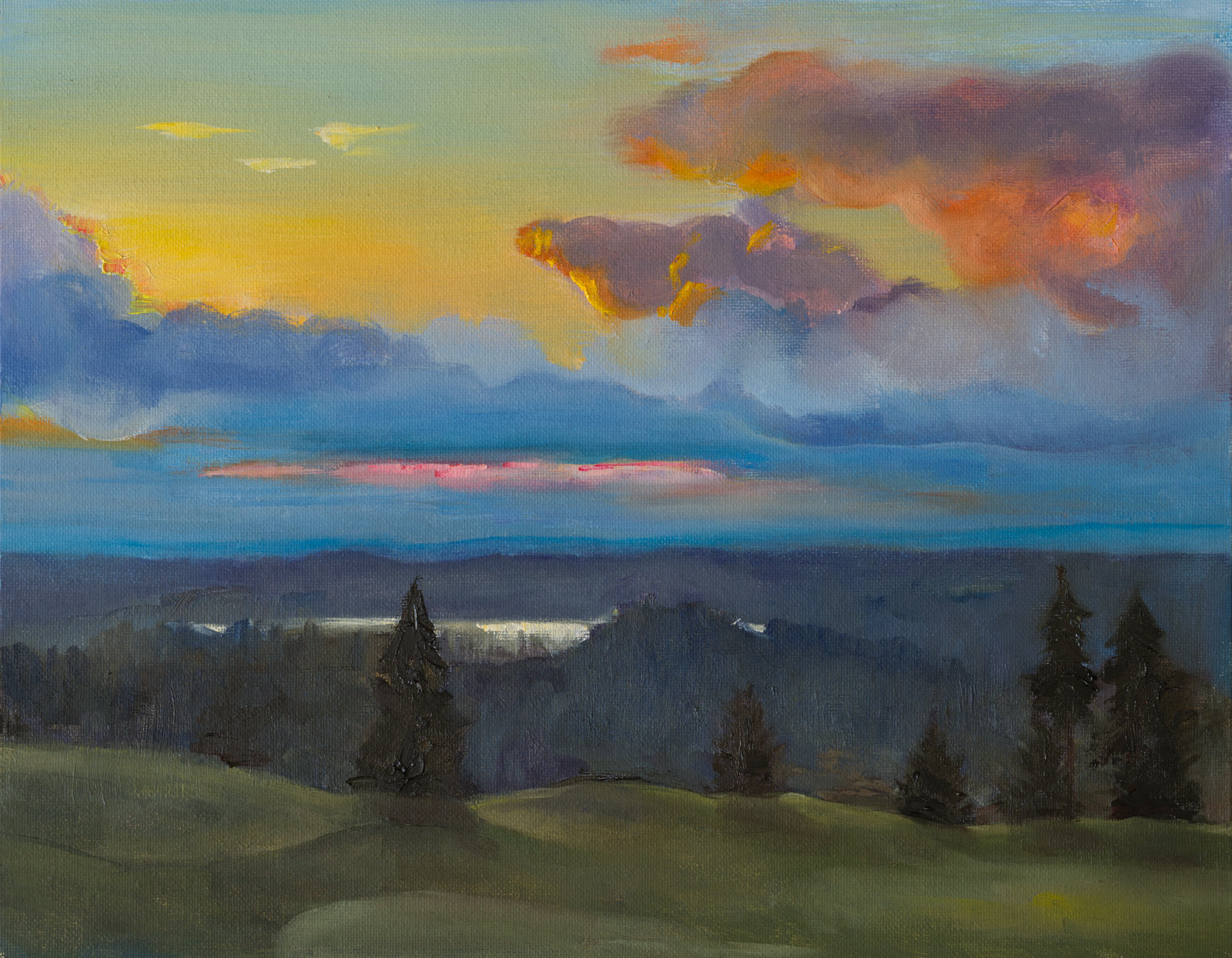 Landscape artwork by Yulia Balenko